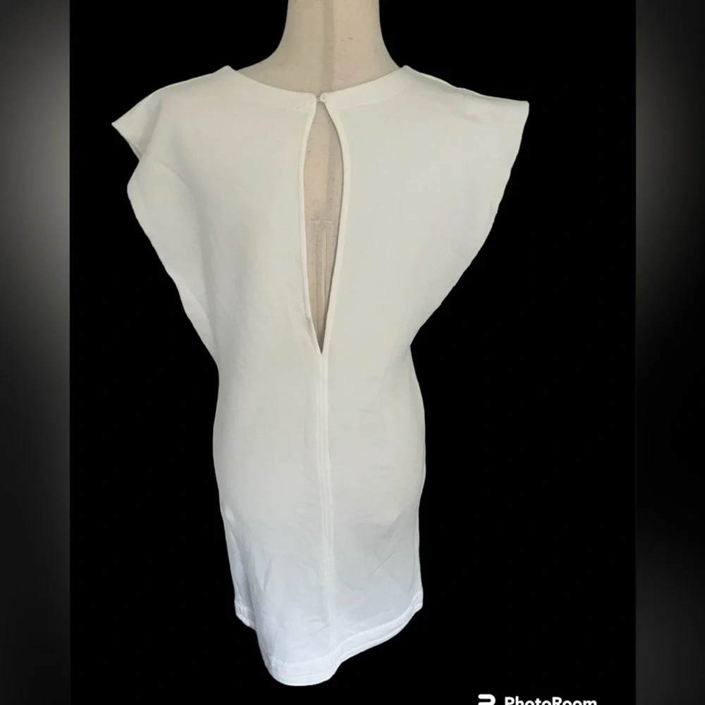 Free People White Britt‎ Cut out cotton cloth casual dress size medium